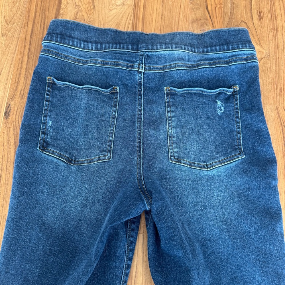 SPANX Dark Wash Blue Jeggings - Picture 4 of 15